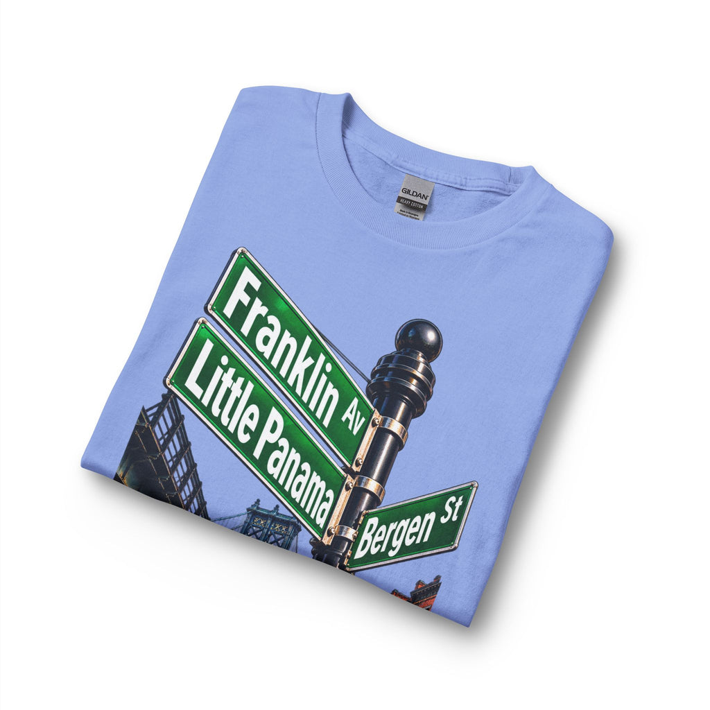 Brooklyn Street Sign Long Sleeve Tee — Franklin Ave Little Panama Bergen St Graphic
