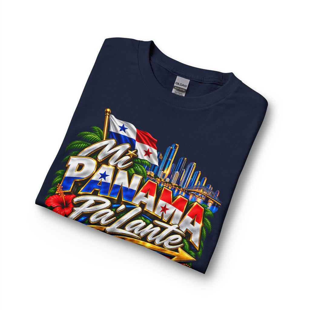 Mi Panama Pa'lante Long Sleeve Shirt — Panama City Skyline & Flag Tee