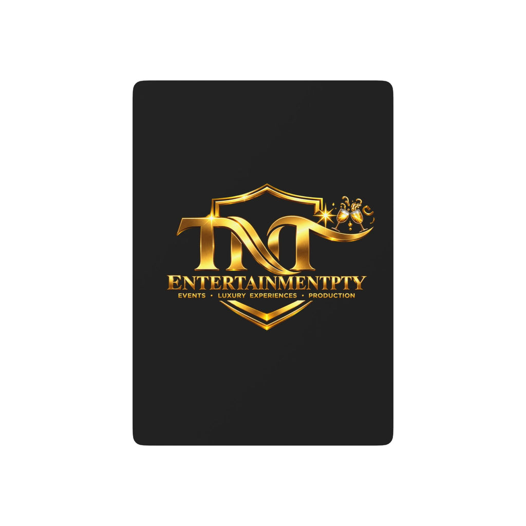TNT Pty Poker Playing Cards — Custom Gold Logo Casino Deck (Ace of Spades Design)
