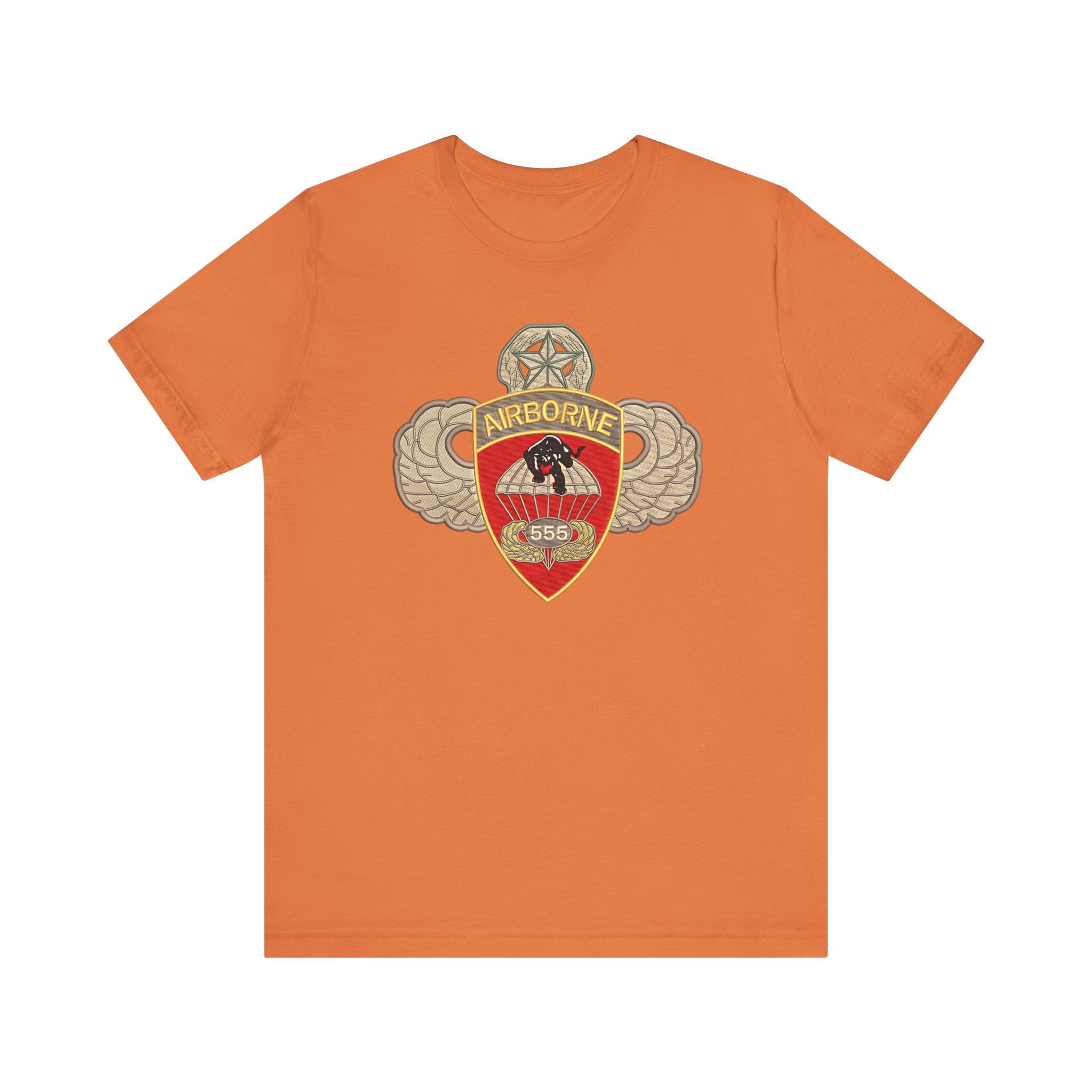 Airborne Spirit Unisex Tee, Military Appreciation Shirt, Casual Wear, Gift for Veterans, Patriotic T-Shirt