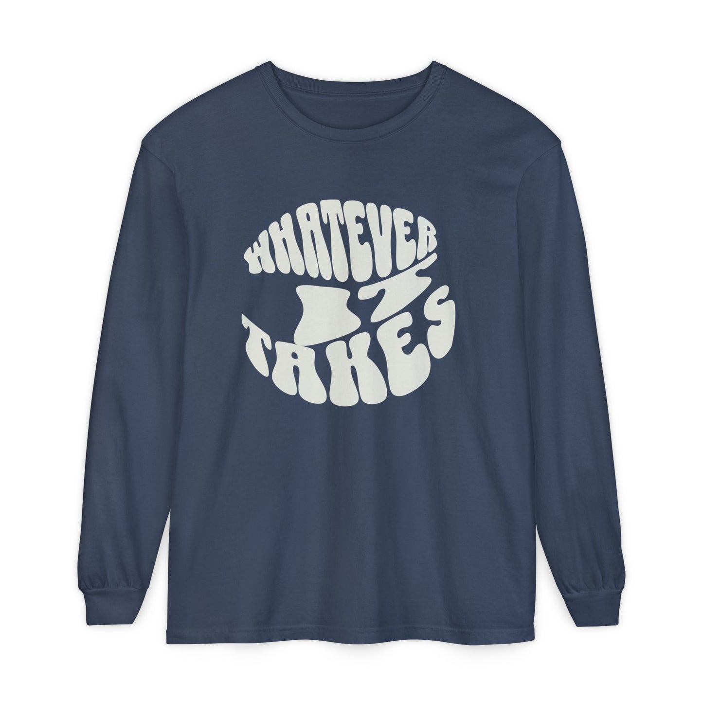 Comfortable Long Sleeve T-Shirt with Motivational Design | Unisex Casual Tee for Everyday Wear, Gift Idea, Relaxation, Outdoor Activities