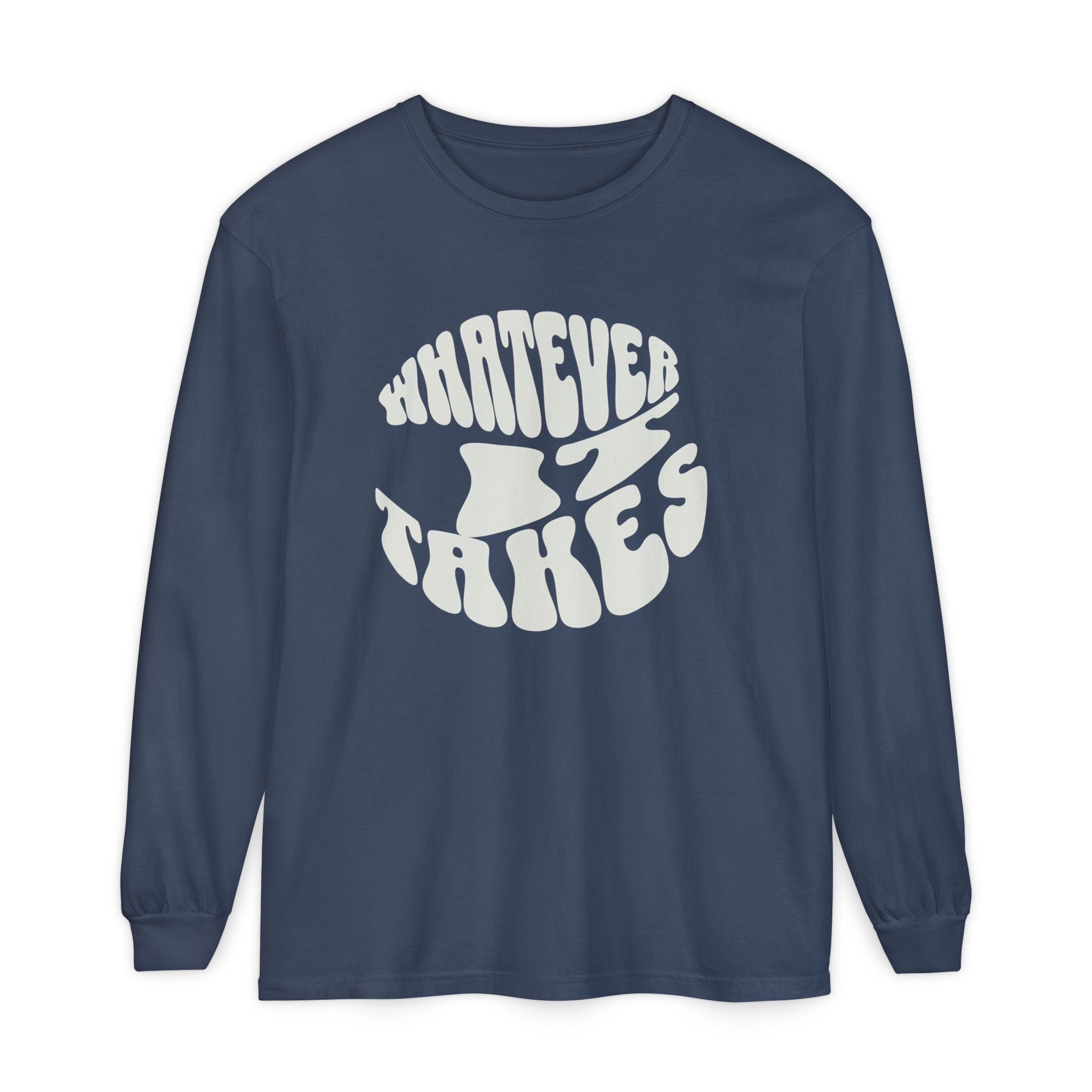 Comfortable Long Sleeve T-Shirt with Motivational Design | Unisex Casual Tee for Everyday Wear, Gift Idea, Relaxation, Outdoor Activities
