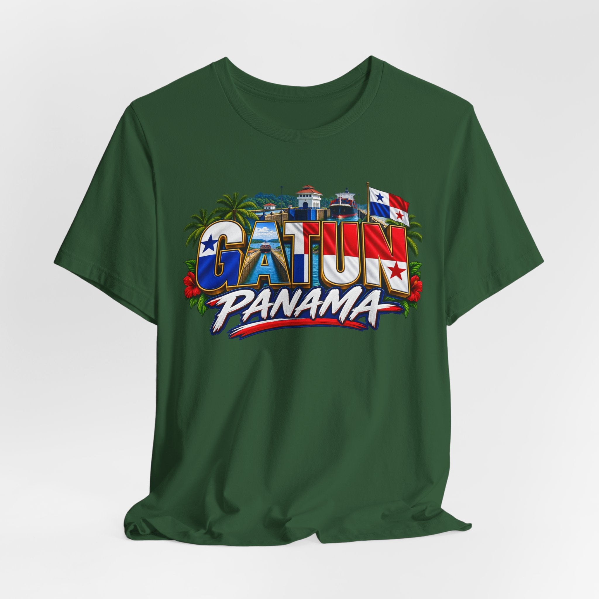 Gatun Panama Graphic Tee – Tropical Canal Town Souvenir T-Shirt