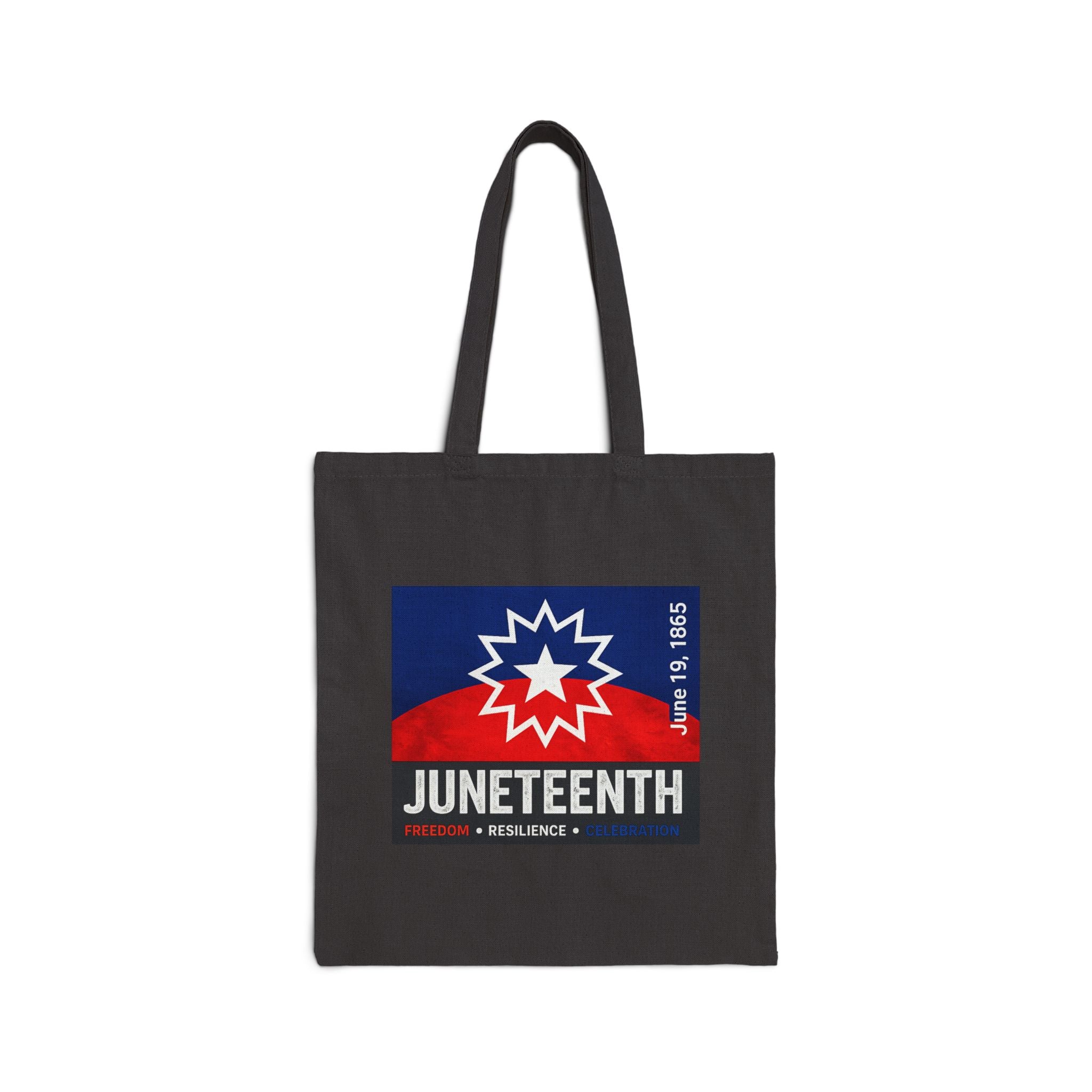 Juneteenth Tote Bag — Celebrate Freedom Cotton Canvas Tote