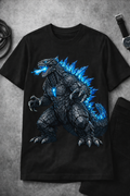 Atomic Titan Blue Flame Monster T-Shirt.