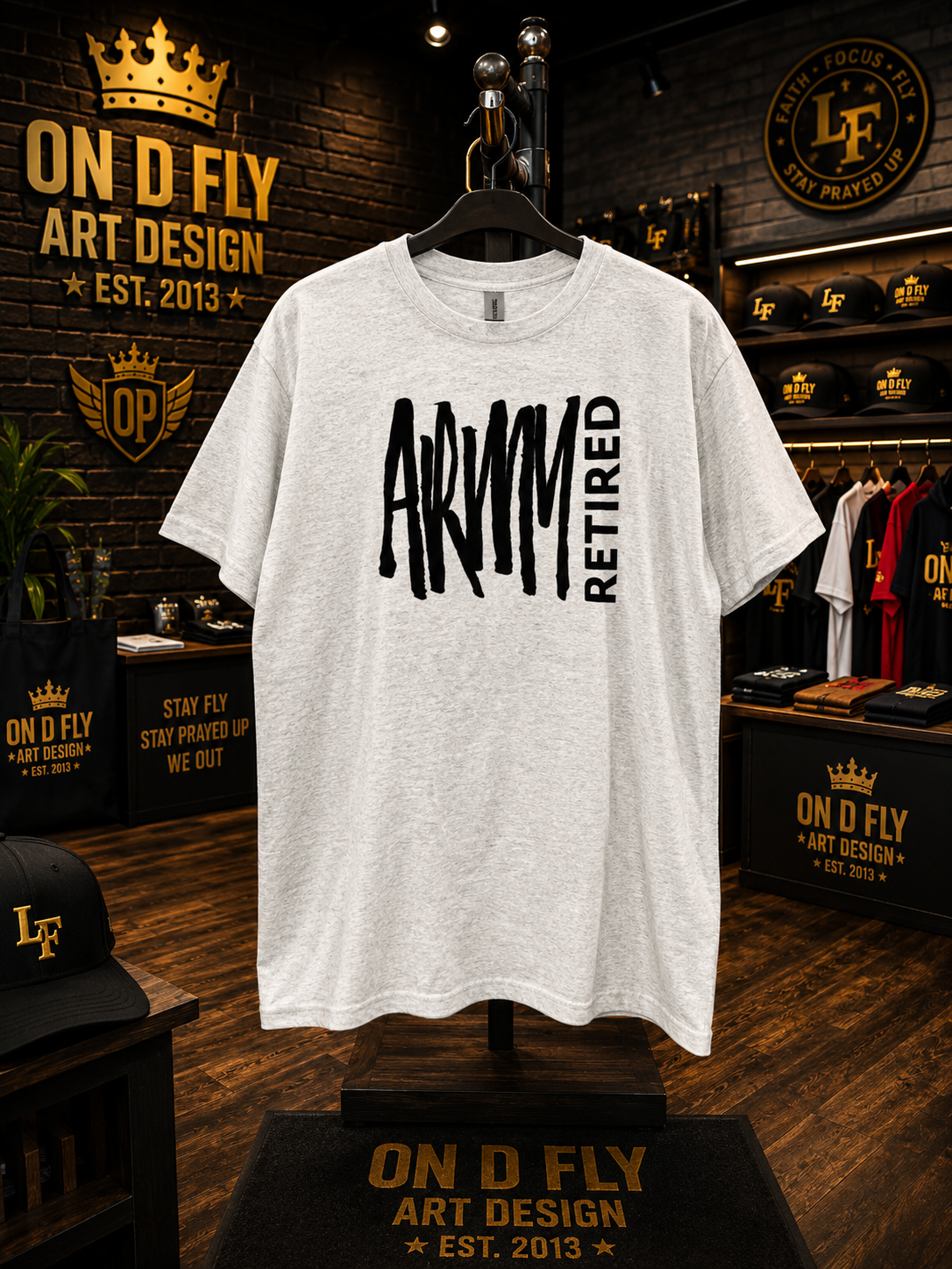 US Army XL Retired Custom Teeshirt