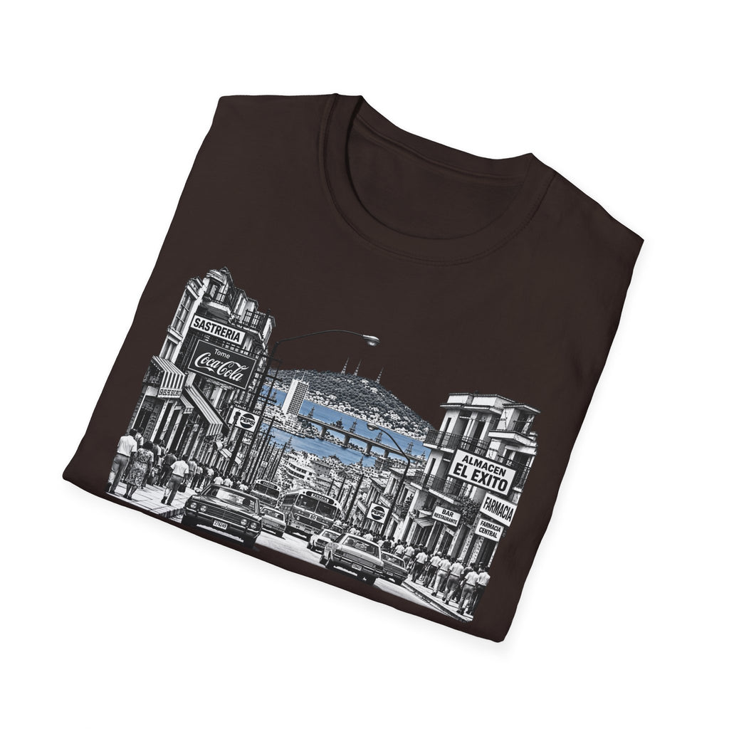 Sal Si Puedes Panama Vintage Street Scene T-Shirt — Retro Cityscape Graphic Tee