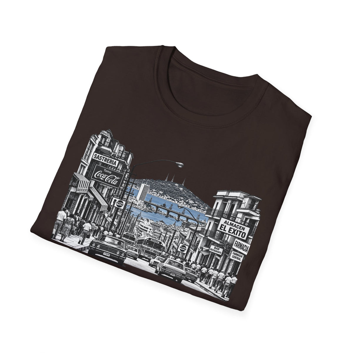 Sal Si Puedes Panama Vintage Street Scene T-Shirt — Retro Cityscape Graphic Tee