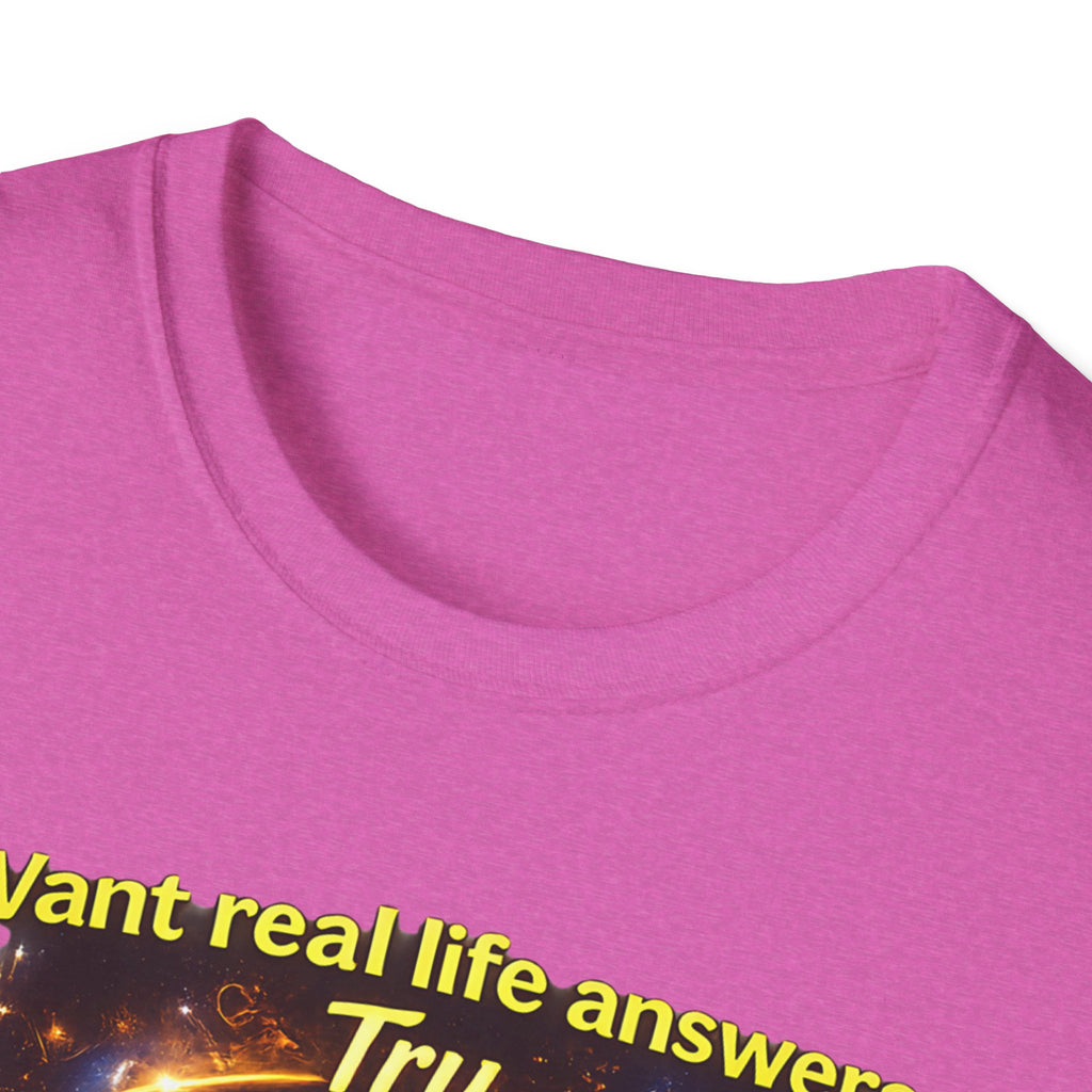 Chat GOD T-Shirt — "Try Chat GOD Instead of Chat GPT" Spiritual Humor Tee