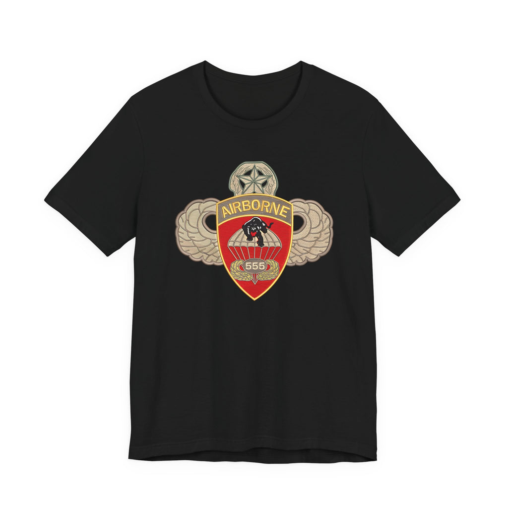 Airborne Spirit Unisex Tee, Military Appreciation Shirt, Casual Wear, Gift for Veterans, Patriotic T-Shirt