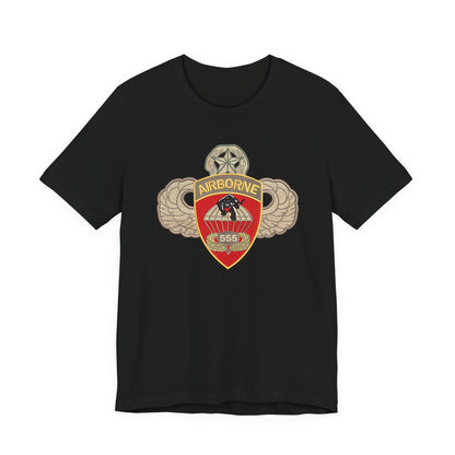 Airborne Spirit Unisex Tee, Military Appreciation Shirt, Casual Wear, Gift for Veterans, Patriotic T-Shirt