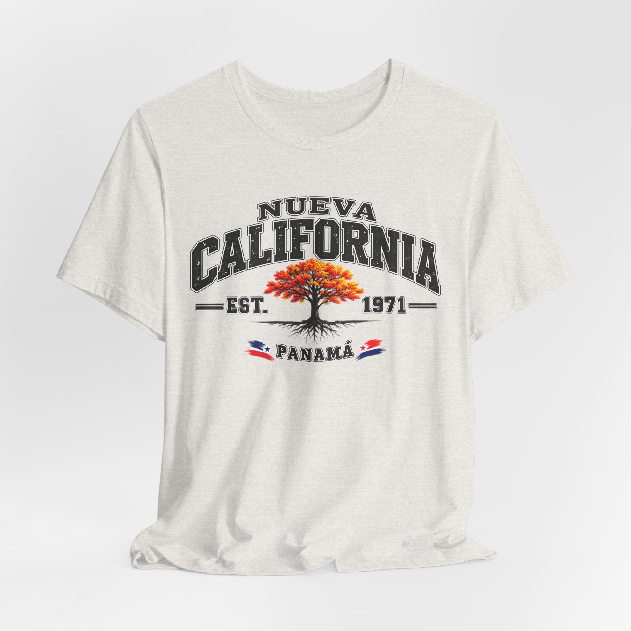 Nueva California Panama Tee – Retro 'Est. 1971' Vintage Tree T-Shirt
