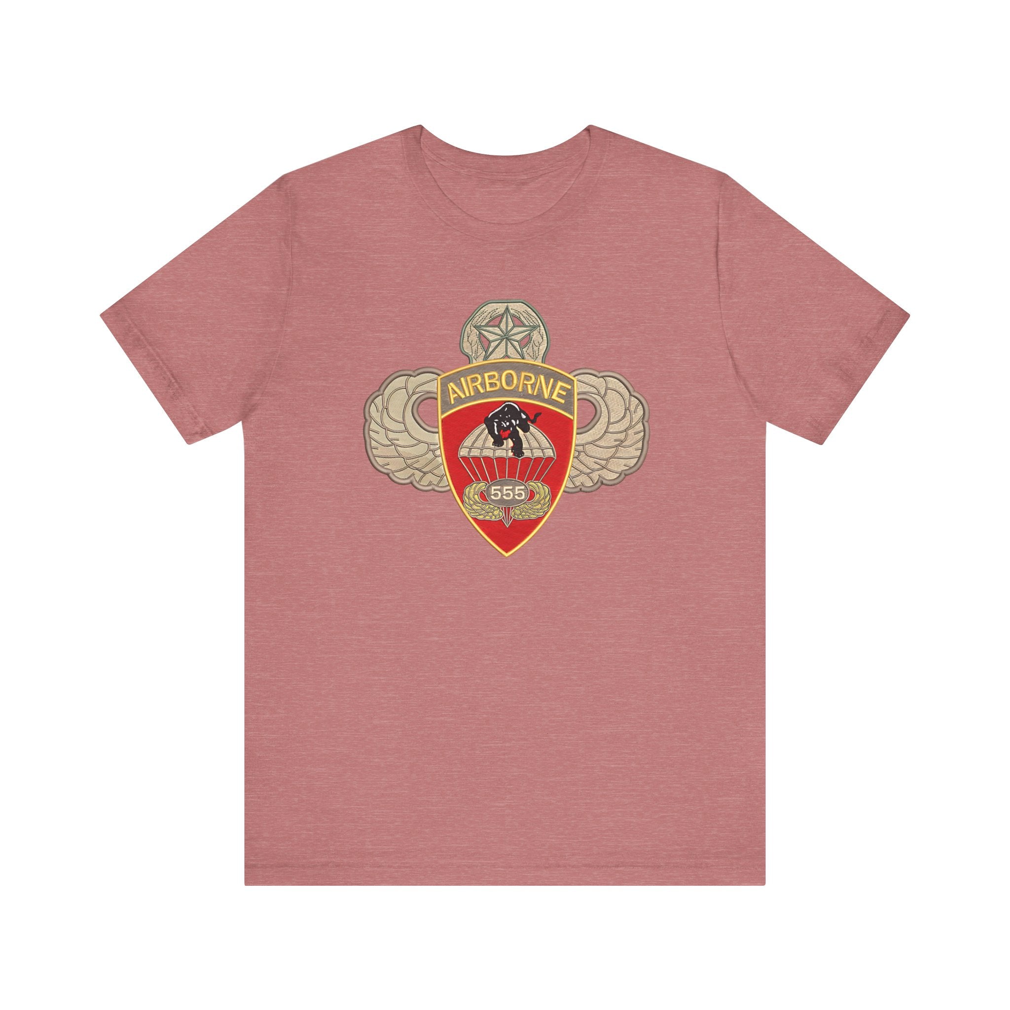 Airborne Spirit Unisex Tee, Military Appreciation Shirt, Casual Wear, Gift for Veterans, Patriotic T-Shirt