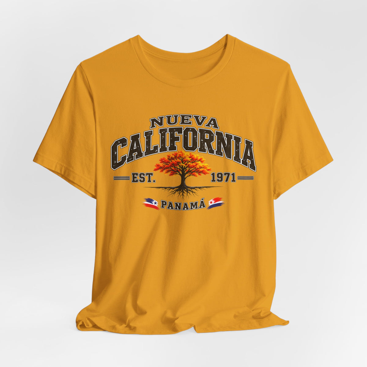 Nueva California Panama Tee – Retro 'Est. 1971' Vintage Tree T-Shirt