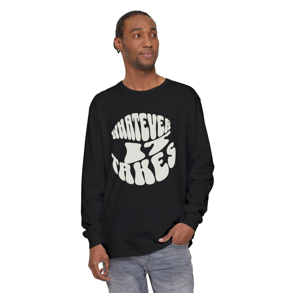 Comfortable Long Sleeve T-Shirt with Motivational Design | Unisex Casual Tee for Everyday Wear, Gift Idea, Relaxation, Outdoor Activities