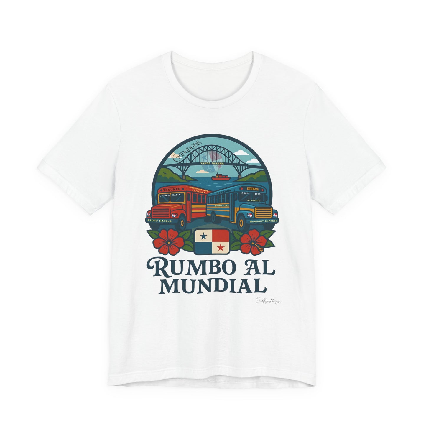 Rumbo al Mundial Soccer Tee — Vintage Panama Football World Cup Shirt