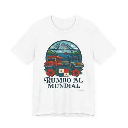 Rumbo al Mundial Soccer Tee — Vintage Panama Football World Cup Shirt