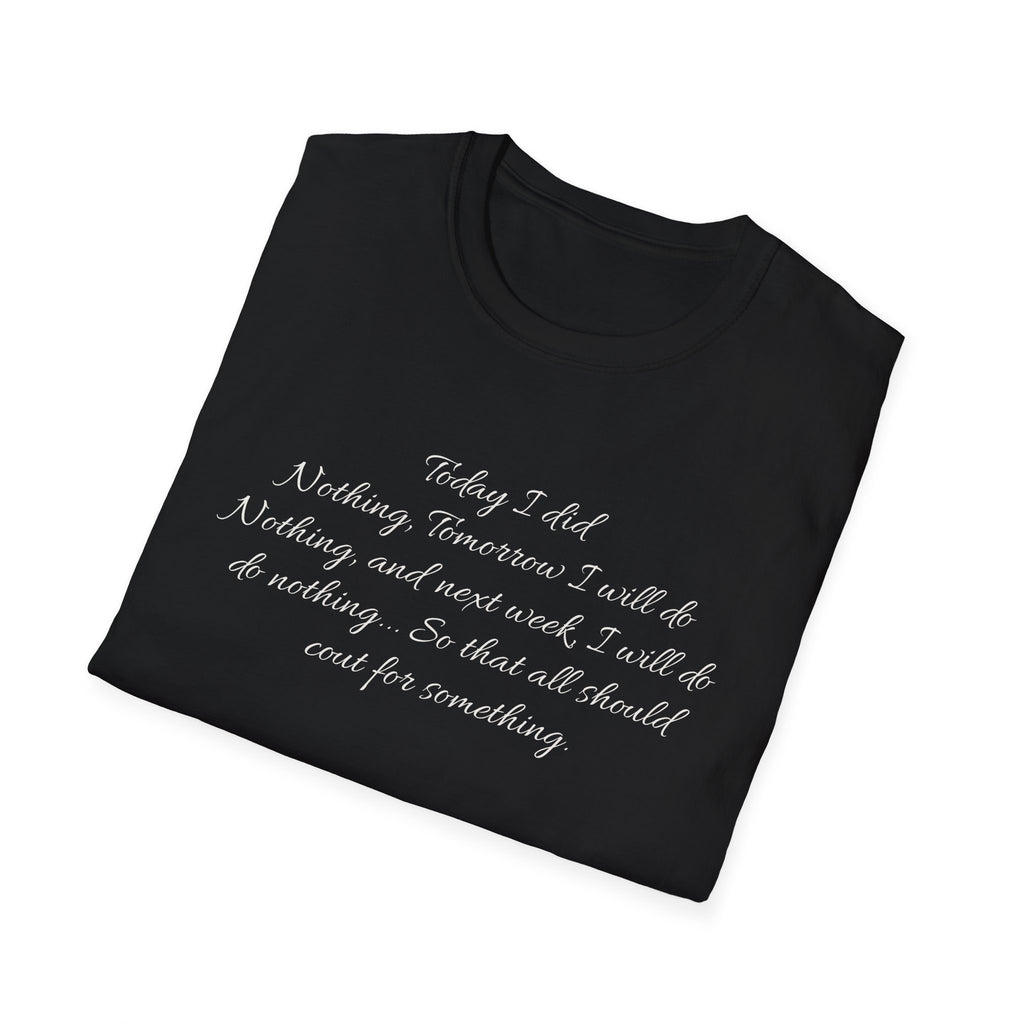 Classic Nothing T-Shirt — Plain Crewneck Tee