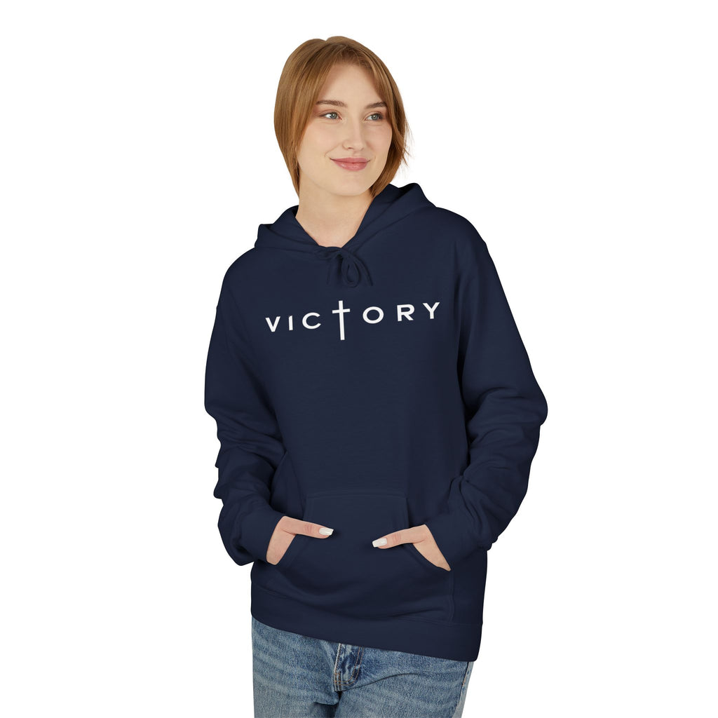 Victory Cross Hoodie — Christian Faith Pullover
