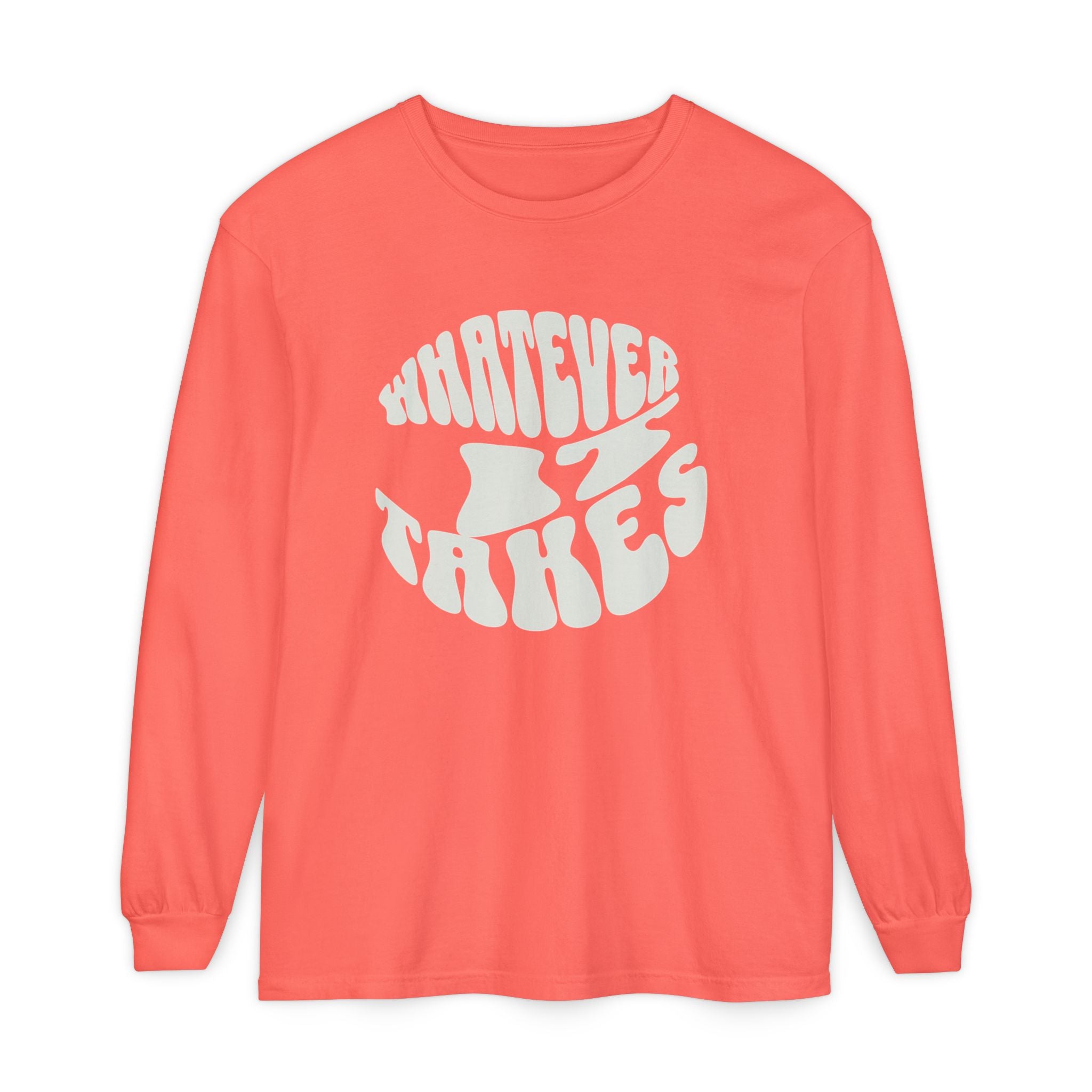 Comfortable Long Sleeve T-Shirt with Motivational Design | Unisex Casual Tee for Everyday Wear, Gift Idea, Relaxation, Outdoor Activities