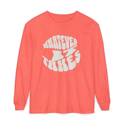 Comfortable Long Sleeve T-Shirt with Motivational Design | Unisex Casual Tee for Everyday Wear, Gift Idea, Relaxation, Outdoor Activities