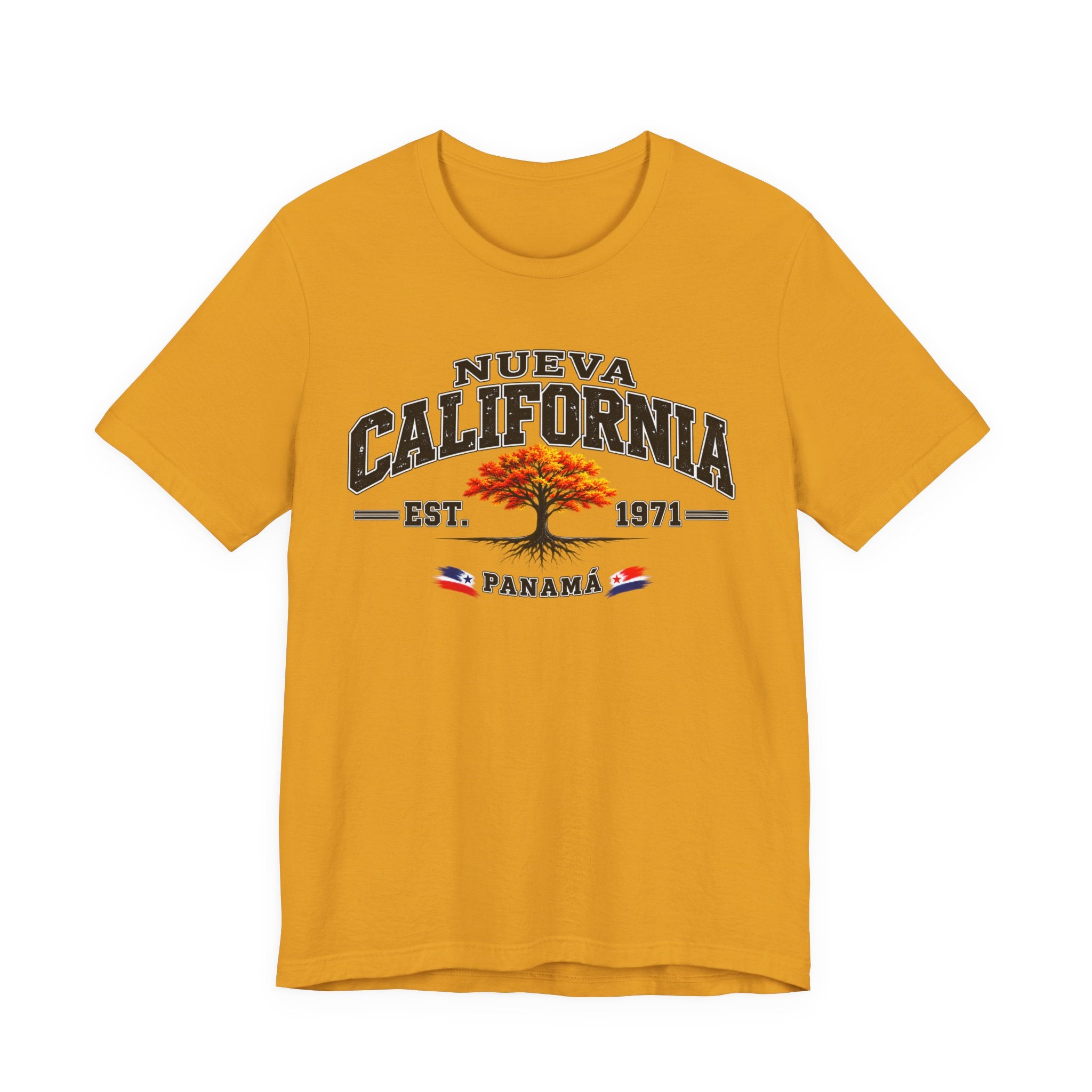 Nueva California Panama Tee – Retro 'Est. 1971' Vintage Tree T-Shirt