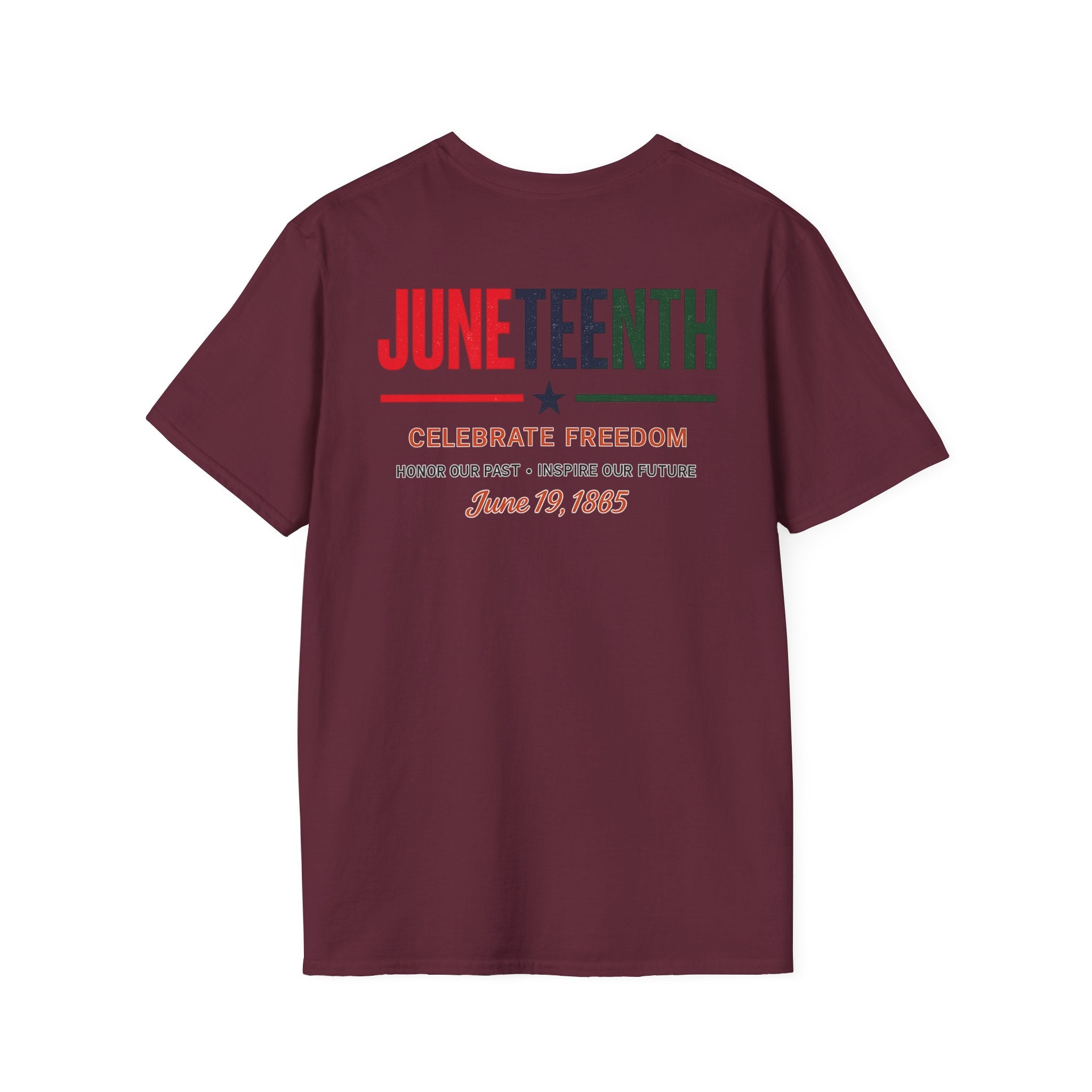 Juneteenth Celebration T-Shirt — Juneteenth Flag Design (June 19, 1865)