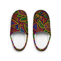 Men's Indoor Slippers — Mola Pattern Cozy House Shoes