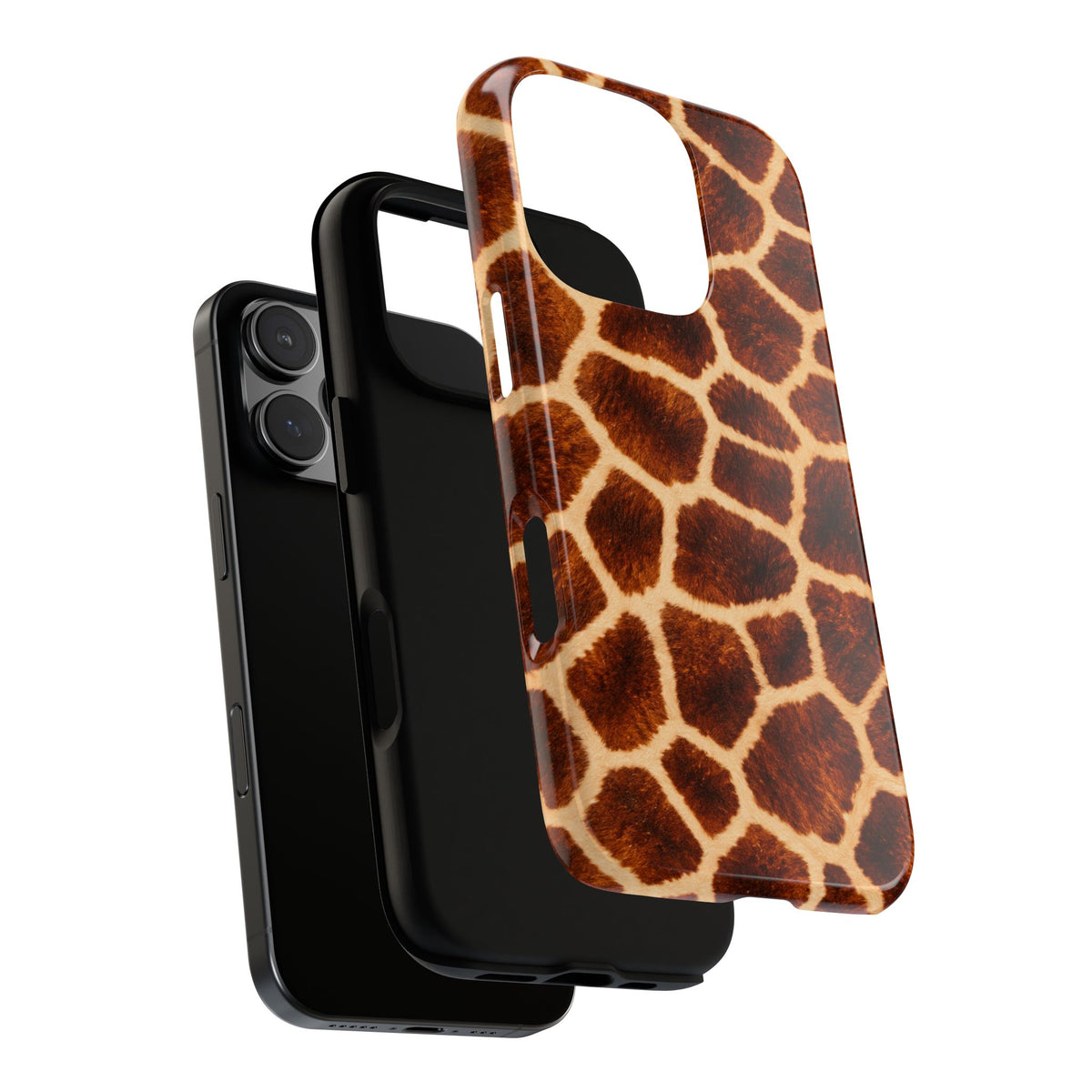 Giraffe Print Tough Phone Case — Protective Safari Animal Pattern