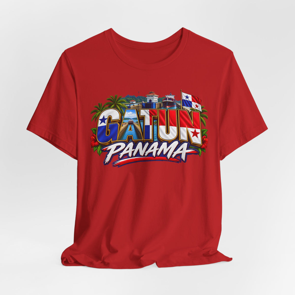 Gatun Panama Graphic Tee – Tropical Canal Town Souvenir T-Shirt