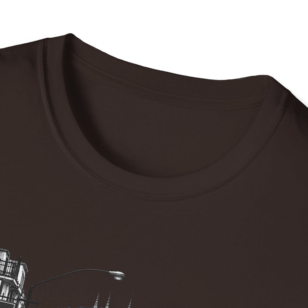 Sal Si Puedes Panama Vintage Street Scene T-Shirt — Retro Cityscape Graphic Tee