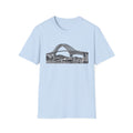 Bridge of The Americas  T-Shirt — Vintage Black & White Cityscape Tee