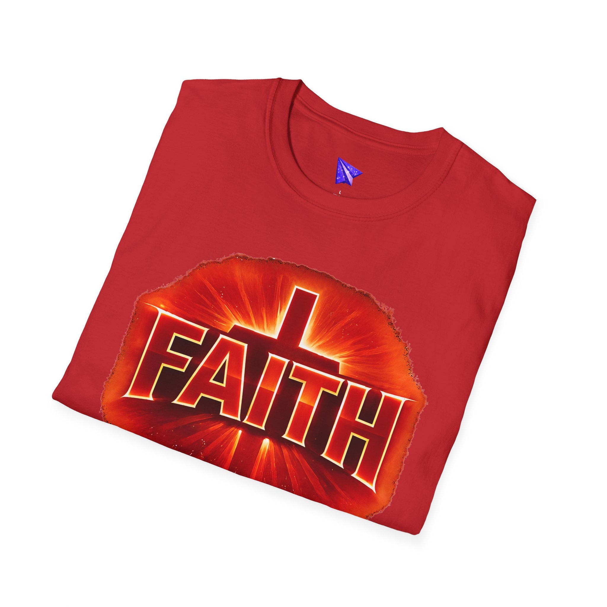 Faith Cross T-Shirt — Hebrews 11:1 Christian Tee