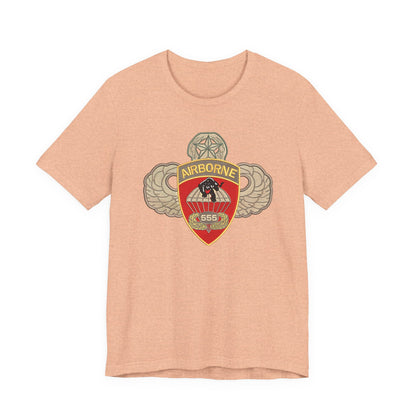 Airborne Spirit Unisex Tee, Military Appreciation Shirt, Casual Wear, Gift for Veterans, Patriotic T-Shirt
