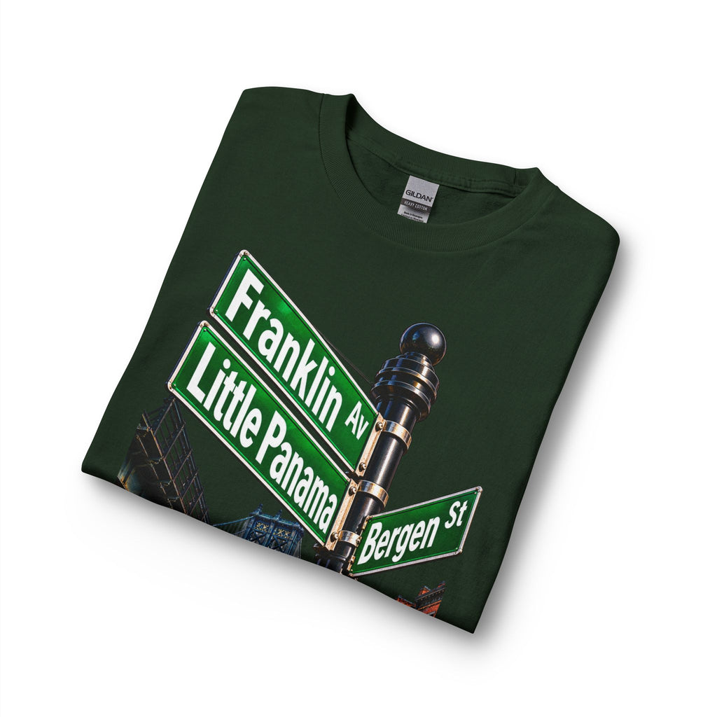 Brooklyn Street Sign Long Sleeve Tee — Franklin Ave Little Panama Bergen St Graphic