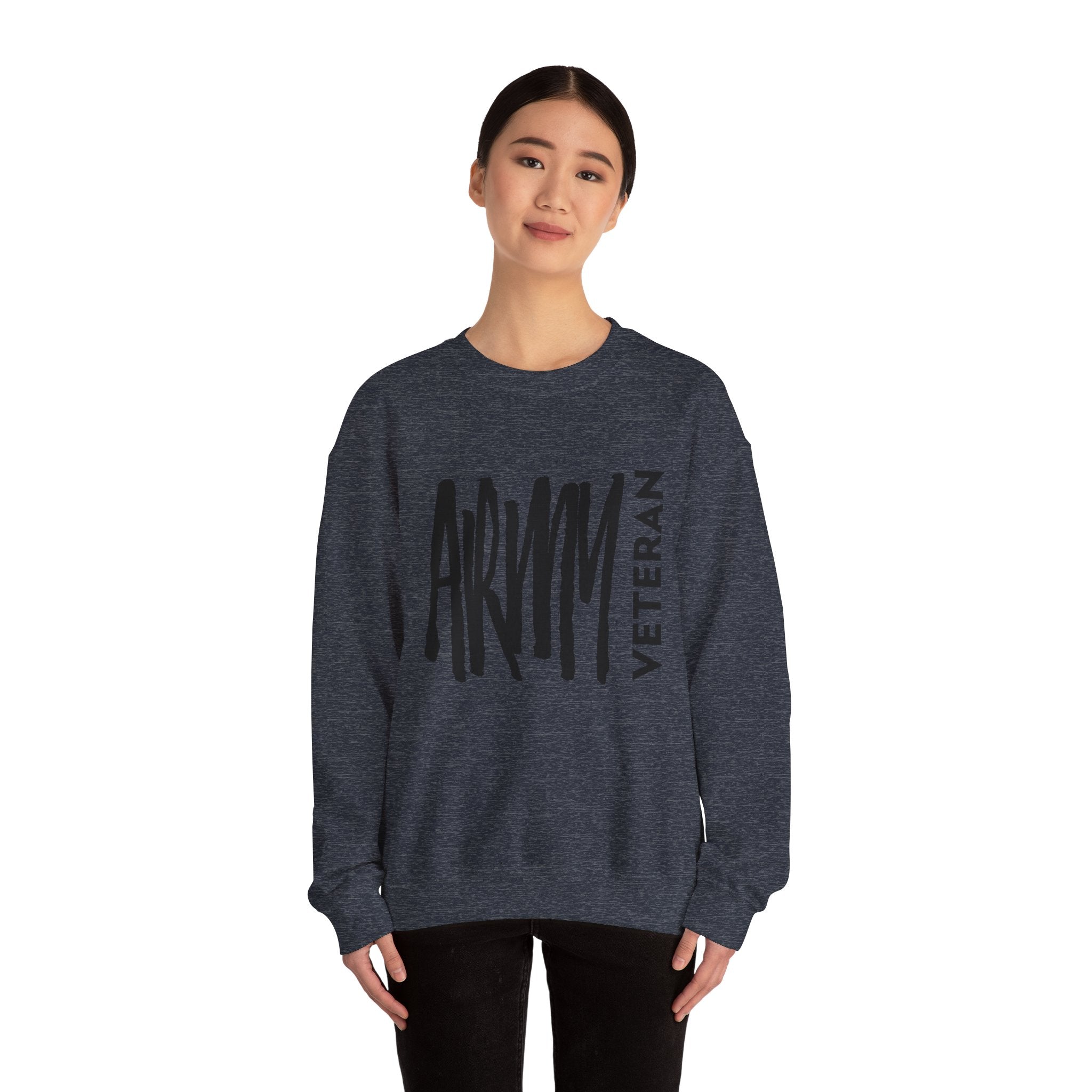 Army Veteran Unisex Heavy Blend™ Crewneck Sweatshirt