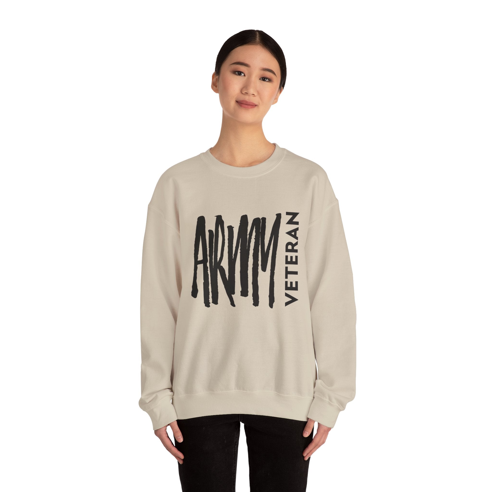 Army Veteran Unisex Heavy Blend™ Crewneck Sweatshirt