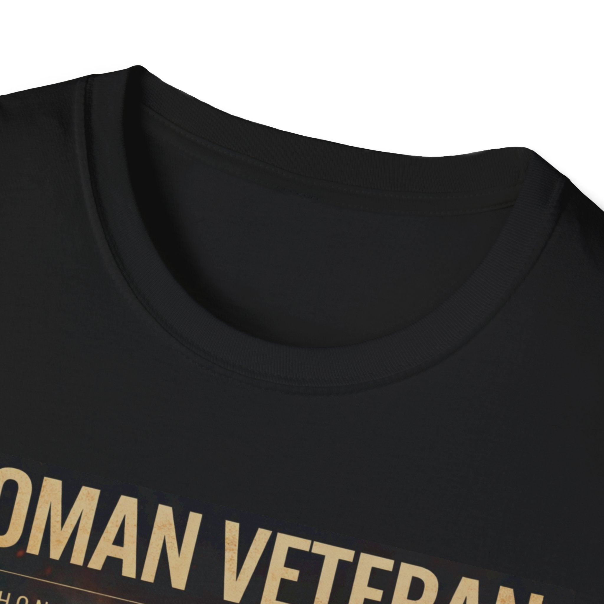 Woman Veteran T-Shirt — Proud Service, Honor Courage Sacrifice Graphic Tee
