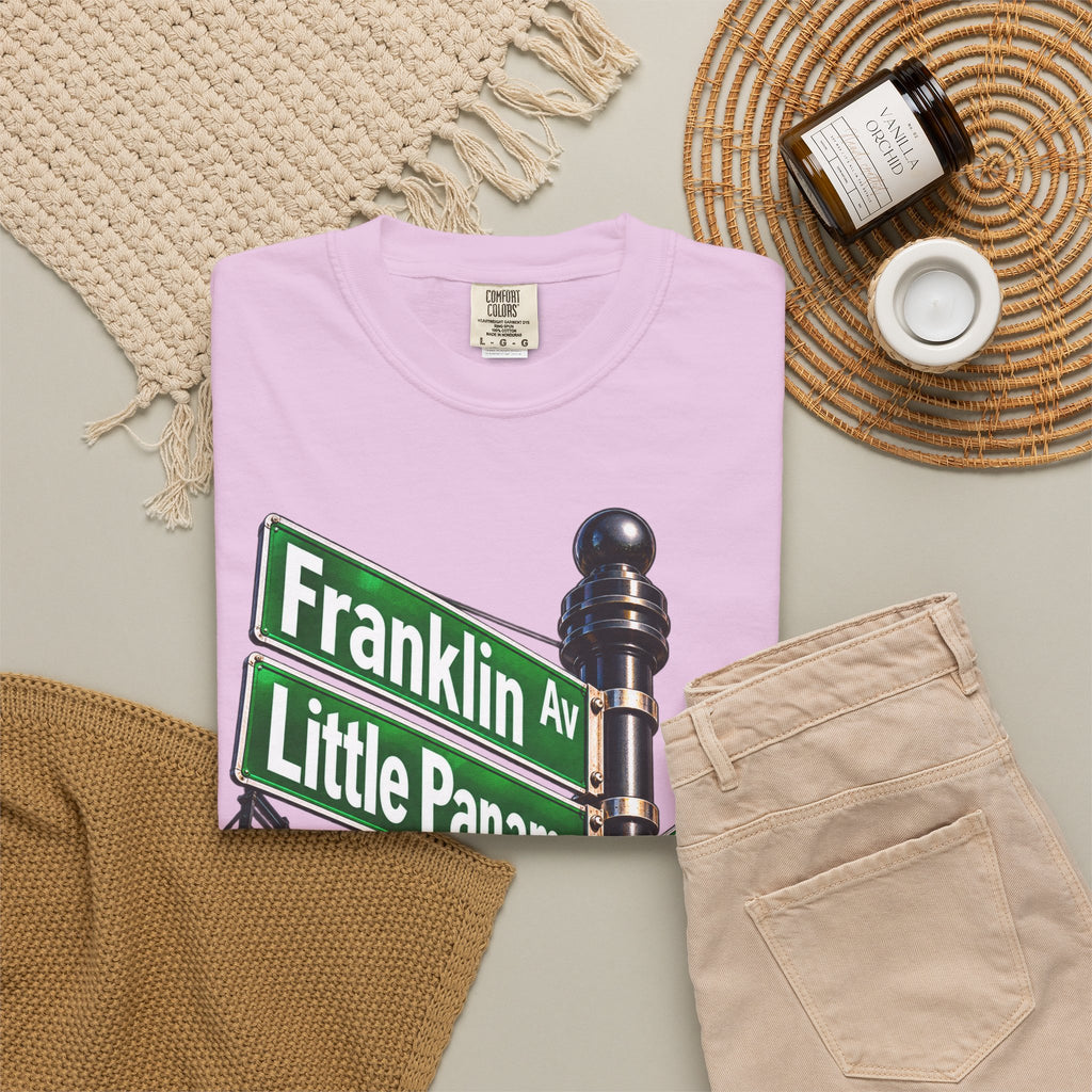 Brooklyn Street Sign T-Shirt — Franklin Ave & Bergen St Little Panama Graphic Tee