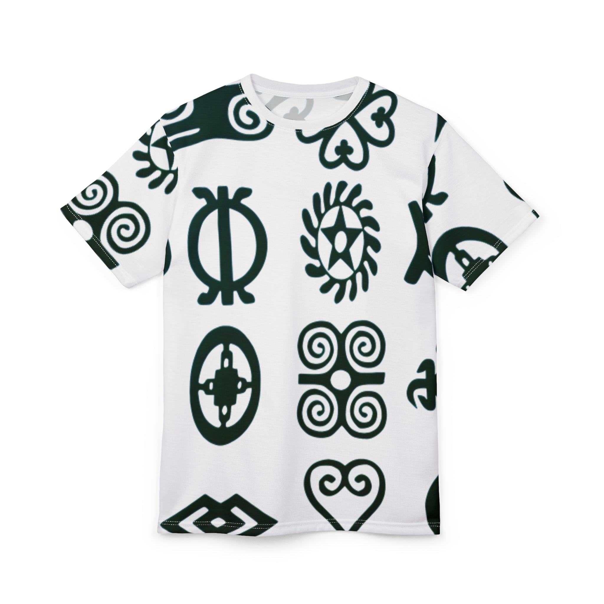 Abstract Design Unisex Tee - Unique Cut & Sew Graphic T-Shirt