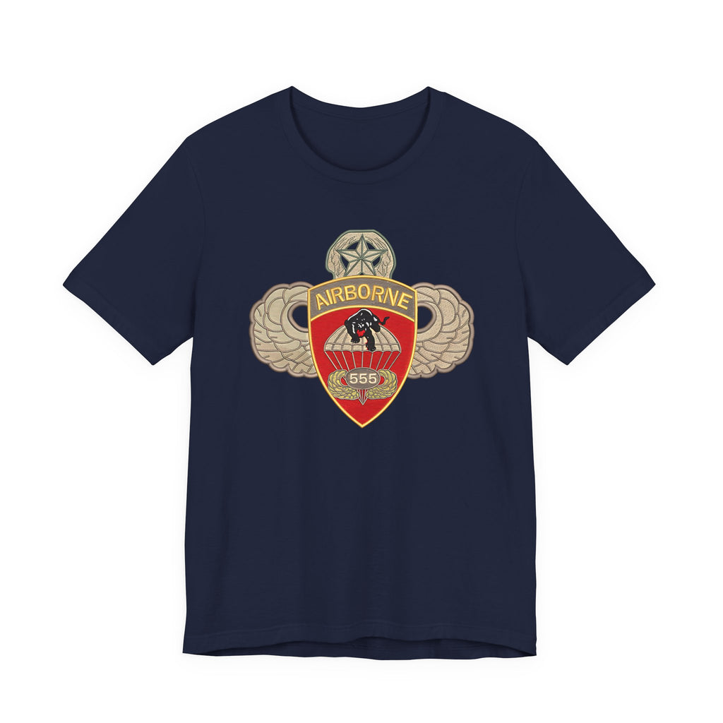 Airborne Spirit Unisex Tee, Military Appreciation Shirt, Casual Wear, Gift for Veterans, Patriotic T-Shirt
