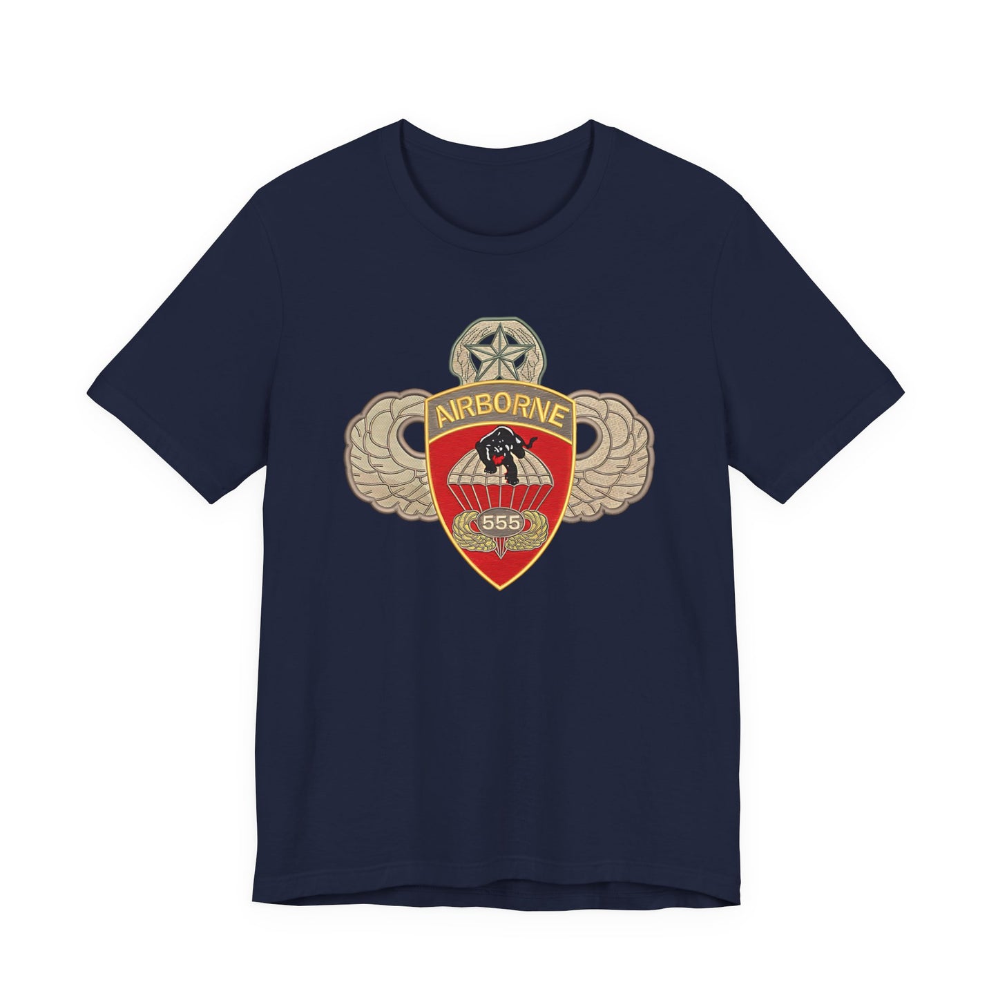 Airborne Spirit Unisex Tee, Military Appreciation Shirt, Casual Wear, Gift for Veterans, Patriotic T-Shirt
