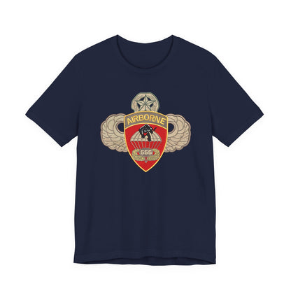 Airborne Spirit Unisex Tee, Military Appreciation Shirt, Casual Wear, Gift for Veterans, Patriotic T-Shirt