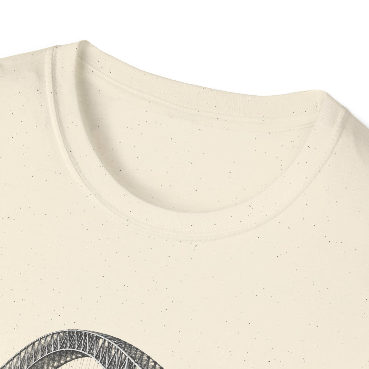 Bridge of The Americas  T-Shirt — Vintage Black & White Cityscape Tee