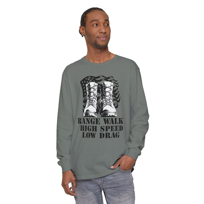 Unisex Garment-dyed Long Sleeve T-Shirt