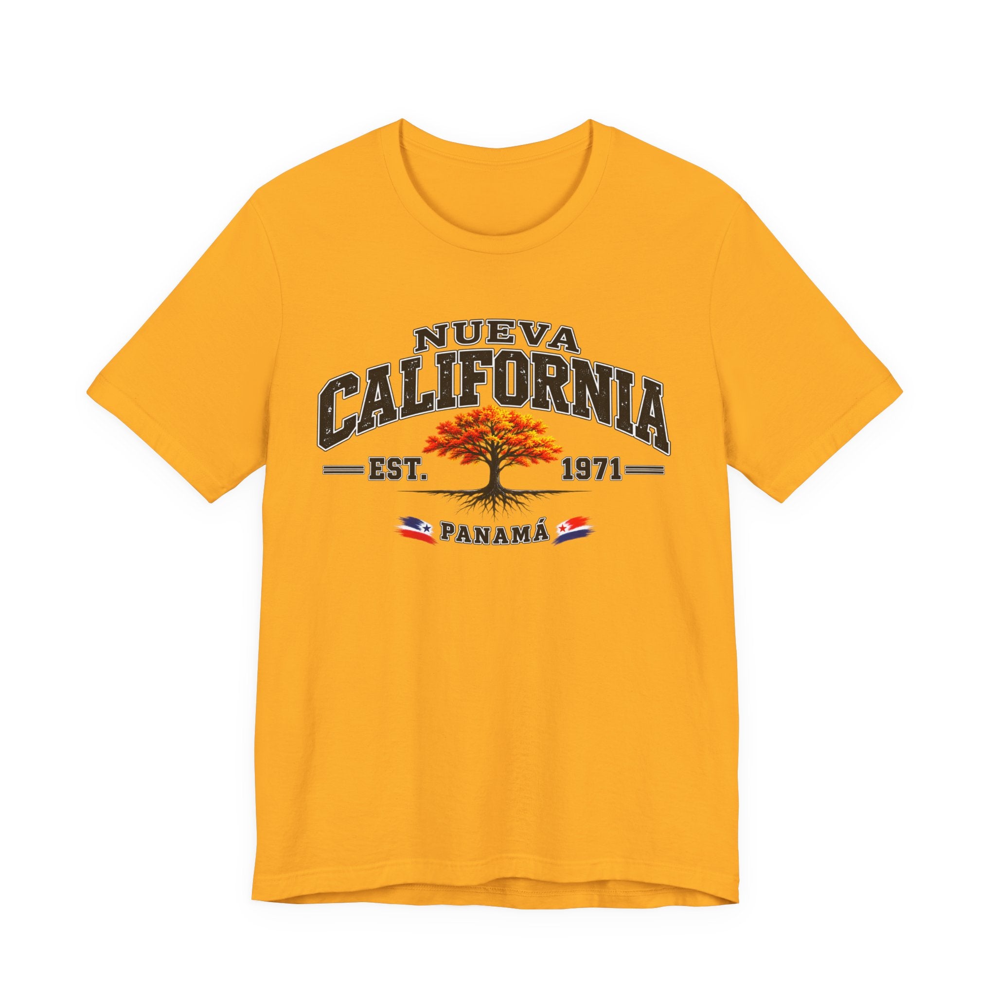 Nueva California Panama Tee – Retro 'Est. 1971' Vintage Tree T-Shirt