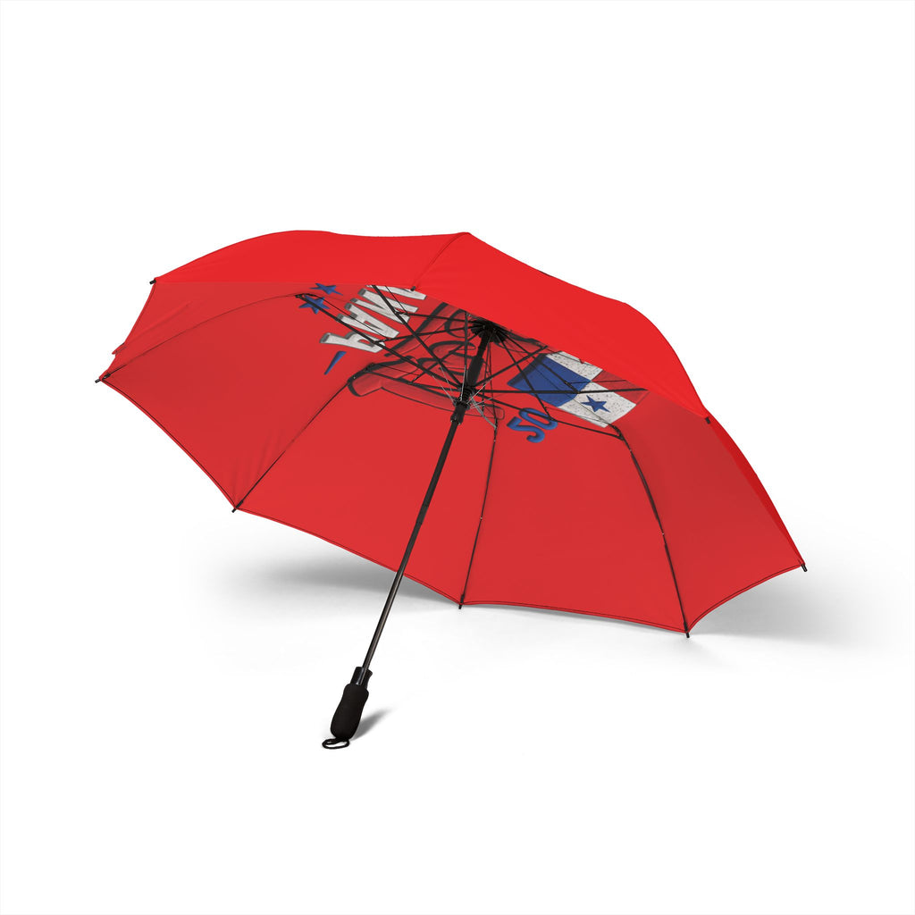 Panama Flag Foldable Umbrella – Travel-Friendly Semi-Automatic Rain Canopy