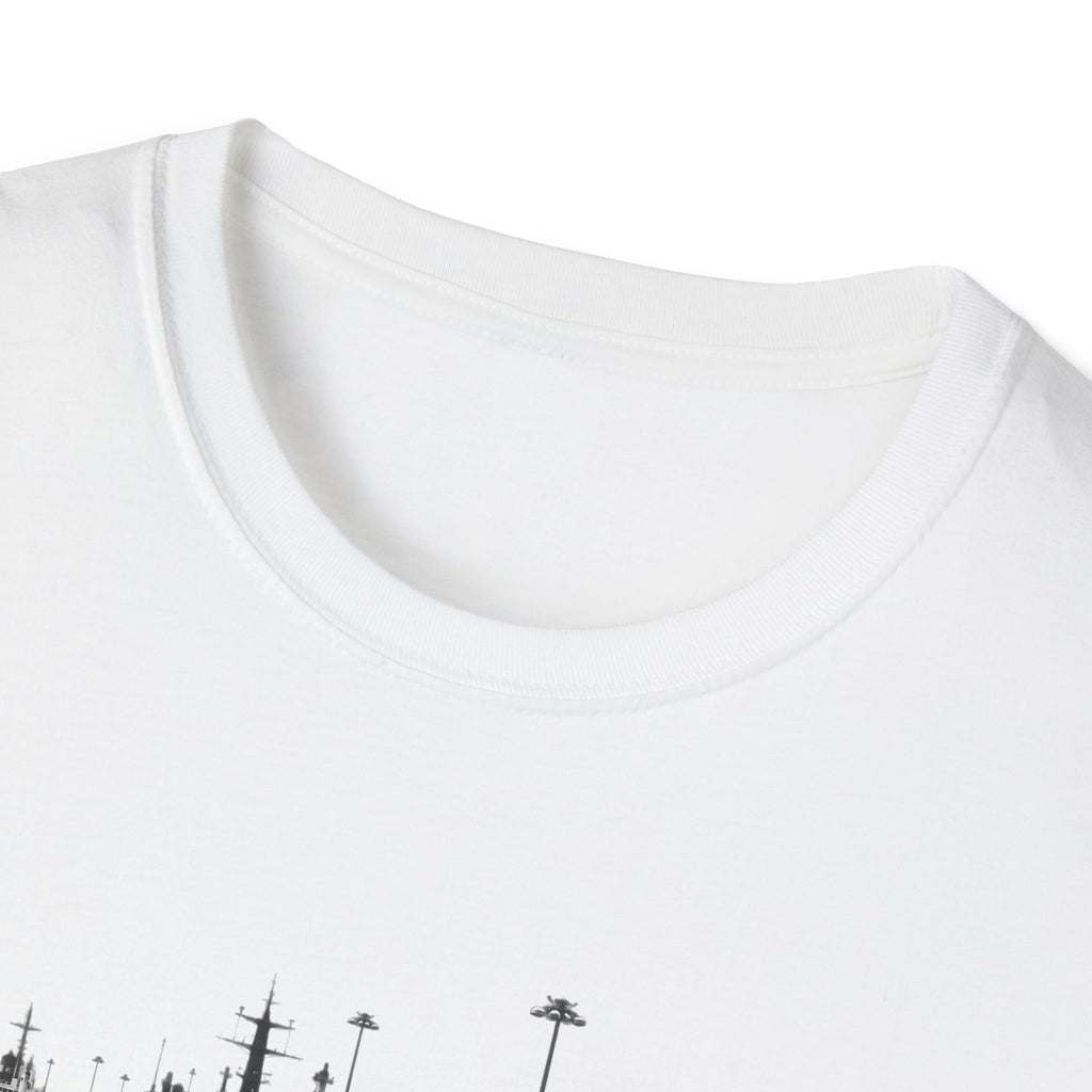 Gatun Locks Panama Canal Black & White Photo T-Shirt