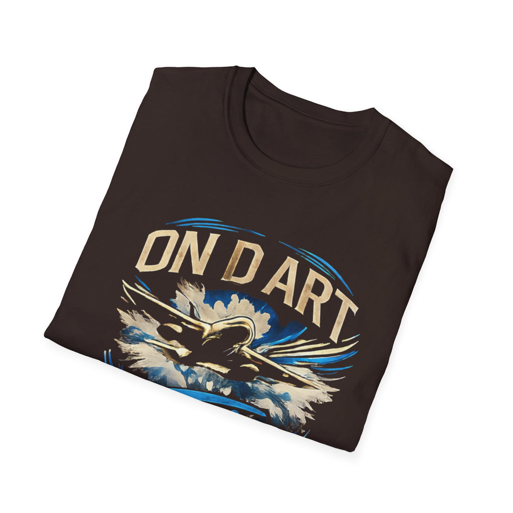 On D Art Fly Graphic T-Shirt — Vintage Eagle Flight Design