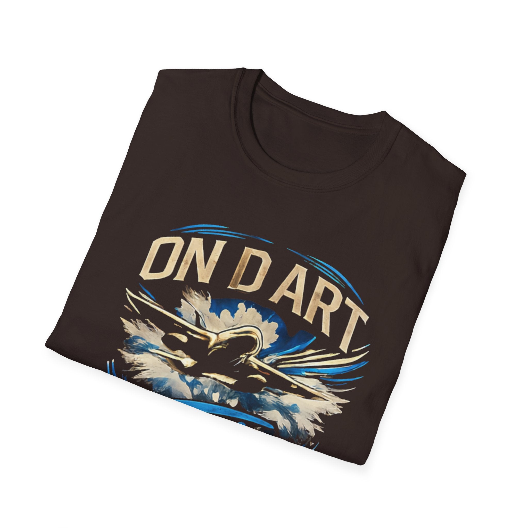 On D Art Fly Graphic T-Shirt — Vintage Eagle Flight Design